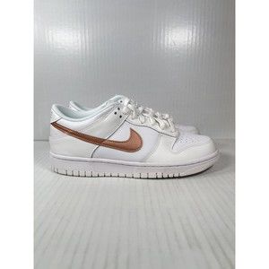 NEW Nike Dunk Low GS White Metallic Red Bronze DH9765-100